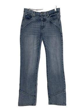 SAIGE Light Wash Stretch Denim Jeans Size 28 Light Blue